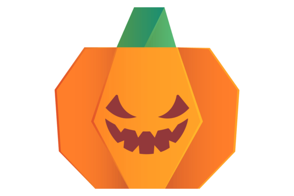 Download Halloween Pumpkin Paper Origami. Spooky - Halloween Collection