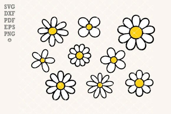 Download Daisy SVG Bundle, 9 Svg Cut Files, - Files Collection