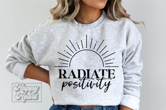 Download Radiate Positivity SVG PNG - Positive - Premium Resources