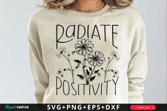 Download Radiate Positivity SVG DESIGN - Premium Resources
