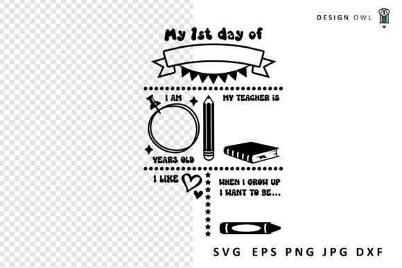 Download My First Day of School SVG - First day of school svg Collection
