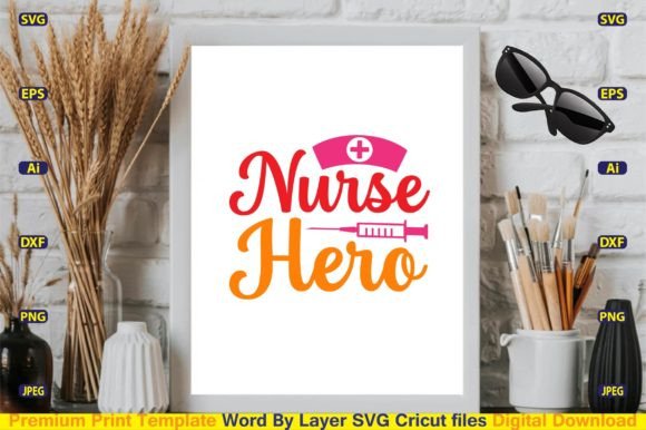 Download Nurse Hero SVG Design Cut Files - Files Collection