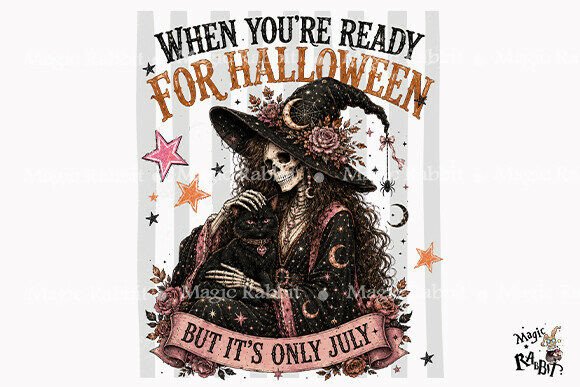 Download Ready for Halloween Witch Cat PNG - Halloween Collection