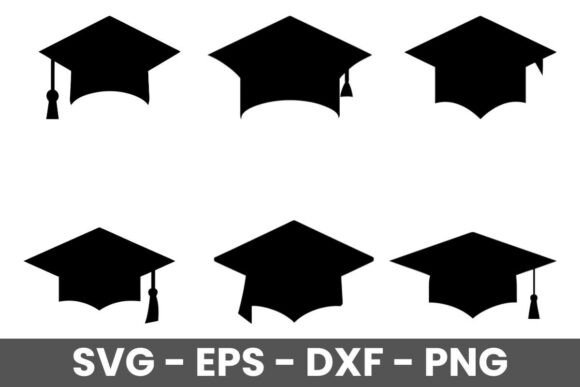 Download Graduation Cap SVG Cut Files Bundle - Files Collection
