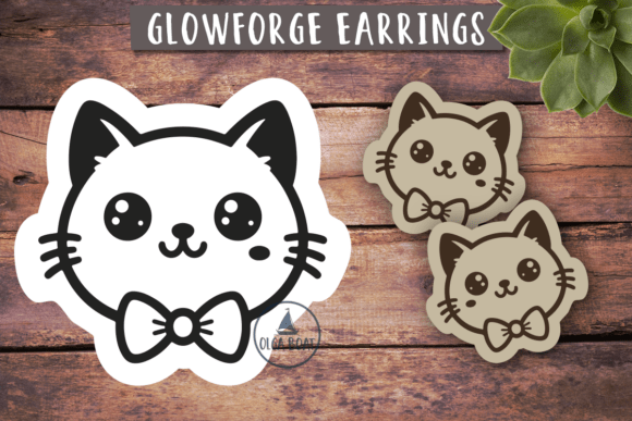 Download Cat Earrings Laser Engraving Files - Files Collection