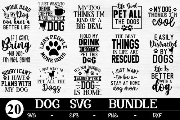 Download Dog Svg Bundle, Dog Cut Files, Dog Mom - Files Collection