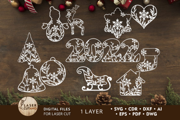 Download Winter Christmas Bundle Cut Files - Files Collection