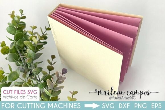 Download Mini Photo Album 5x5” Cutting Files SVG - Files Collection
